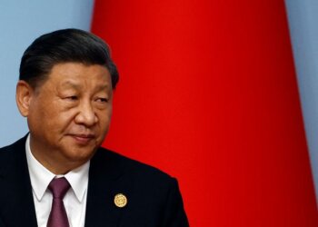 Xi Jinping, the General Secretary of the Communist Party of China, during a summit event.